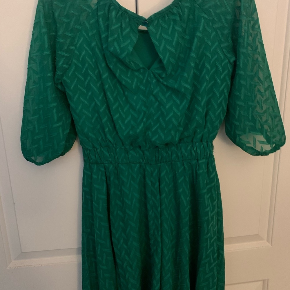 Green short casual/cocktail style dress worn once!